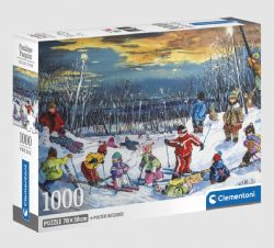 CLEMENTONI CASSE-TÊTE 1000 PIÈCES - ALLONS SKIER ENSEMBLE ! #83012